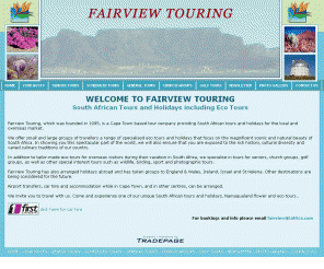 fairviewtouring.com: Fairview Touring | South African Tours & Holidays | Eco Tours
Fairview Touring – South African tours and holidays; golf, seniors, religious and eco tours throughout the country.