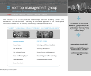 rooftopmanagementgroup.com: rooftopmanagementgroup_home
The convergence of telecommunications, technology and  real estate.