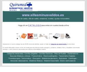 sillasminusvalidos.es: sillas de ruedas, silla de ruedas, andadores, muletas, ayudas minusvalidos
sillas de ruedas, silla de ruedas, andadores, muletas, ayudas minusvalidos
