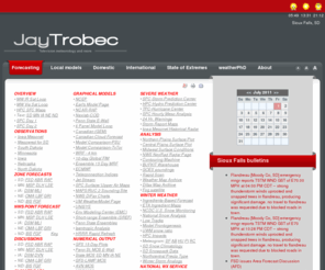 trobec.net: Jay Trobec.com
Broadcast meteorology and more. Resources for forecasting, weather analysis, and weather research. Domestic and international applications.