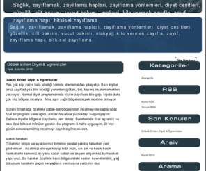 zayifla.net: Sağlık, zayıflamak,  zayiflama haplari, zayiflama yontemleri
Sağlık, zayıflamak,  zayiflama haplari, zayiflama yontemleri, diyet cesitleri,  güzellik, cilt bakımı, vucut bakımı, makyaj, kilo vermek zayıfla, zayıf, zayıflama hapı, bitkisel zayıflama