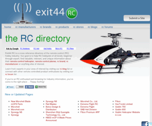 exit44rc.com: RC Directory: Remote Control Hobby
Reference Directory for Hobby-Grade, Remote Control industry featuring information about RC manufacturers, RC brands, RC Stores, RC Blogs, and RC Forums.