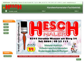 heschmaler.com: HESCHmaler Page 1.
Handwerksmeister-Fachbetrieb