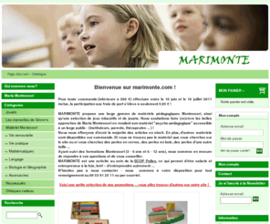 marimonte.com: MARIMONTE
Matériel Montessori. Catalogue de matériel pédagogique et ludique et de jeux éducatifs