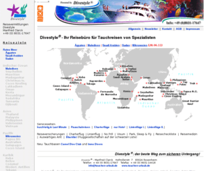 tauchen-urlaub.de: Tauchen, Tauchreisen, Tauchurlaub
Tauchen, Reisen, Urlaub, Tauchurlaub, Tauchkreuzfahrt, Tauchsafaris, Tauchreisen nach Aegypten, Malediven, Thailand, Palau, ...