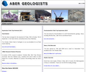 abergeologists.net: Aber Geologists Group - Bulletin
The Bulletin of the Aberystwyth Geologists Group - includes field trip details and news on Aber Geologists past and present.