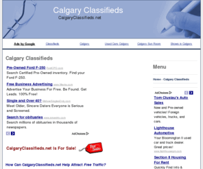 calgaryclassifieds.net: Calgary Classifieds
Calgary Classifieds