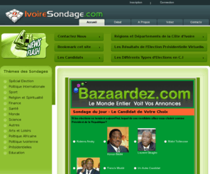 ivoiresondage.com: IvoireSondage  Professionnels des Sondages sur Internet
