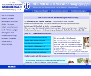 nuernberger-berlin.com: NÜRNBERGER Versicherung mit Online Angebots-Anfragen
Nürnberger Versicherung - Informationen zu den Produkten der Nürnberger Versicherung - 
bundesweite und kurzfristige Bearbeitung der Anfragen zur Nürnberger Versicherung