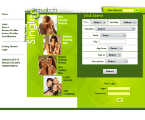 singles-match.com: Singles Match Home Page.
Sinles Match Site - persnal directory