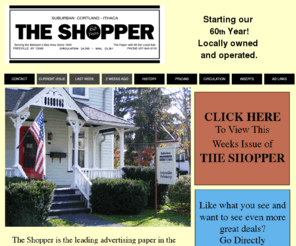 thefreevilleshopper.com: The Freeville Shopper | The Suburban Shopper
The Shopper is the leading advertising paper in the Cortland - Ithaca area.