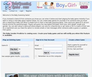 babyguessinggame.com: Baby Guessing Game | Home Page
Baby guessing game.