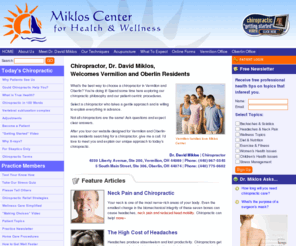 mikloscenter.com: Vermilion Chiropractor, Vermilion and Oberlin OH | Dr. David Miklos
Vermilion chiropractor, Dr. David Miklos of Miklos Center. Call the chiropractor in Vermilion and Oberlin who cares: (440) 967 5545