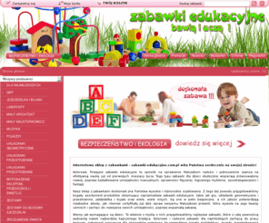 zabawki-edukacyjne.com.pl: Zabawki dla dzieci, Zabawki edukacyjne, Dla najmłodszych, Sklep z zabawkami, Prezent zabawki - zabawki-edukacyjne.com.pl
Sklep z zabawkami zabawki-edukacyjne.com.pl oferuje Państwu bezpieczne zabawki dla dzieci w atrakcyjnych cenach. Nasze zabawki edukacyjne to doskonały prezent nawet dla najmłodszych pociech. Nauka poprzez zabawę tylko z naszymi zabawkami - Zapraszamy!.