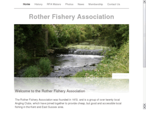 fishingkent.com: Rother Fishery Association
Rother Fishery Association (RFA) is a group of 20 local angling clubs to provide cheap, local fishing in the Kent and East Sussex area.