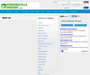 kernersvilleinsider.com: Kernersville NC kernersvilleinsider.com
Guide to Kernersville NC Hotels, Real Estate, Restaurants, City Guide and Hotels in NC