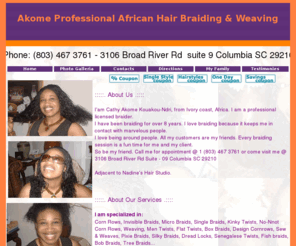 Akomeafricanhairbraiding Com Home Akome Professional Africain