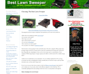 bestlawnsweeper.com: Lawn Sweeper | Best Lawn Sweepers and Lawn Equipment Reviews, Tips, and Information
Lawn Sweeper Info and Reviews. The Best Lawn Sweeper is dedicated to helping you make the right choice when it comes to lawn sweepers and other lawn equipment. We love lawns!