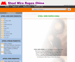 china-wirerope.com: stainless steel wire ropes wire rope cable
steel wire ropes from the biggest Chinese wire rope manufacturer. very competetive prices, under ISO9001 quality system control, our wire ropes & steel wire ropes is among the best in the wire rope industry in China. more than 40 countries & areas are now hot selling our wire ropes.