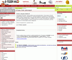e-tuzep.hu: E-Tüzép: Hírek, újdonságok
E-Tüzép: Hírek, újdonságok