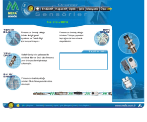 mefa.com.tr: | .. M e f a Sensör .. |
Mefa Sensör imalat San.