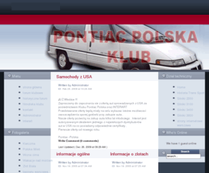 pontiac-polska.com: Home - pontiac polska klub
Pontiac polska klub miłośników samochodów marki pontiac