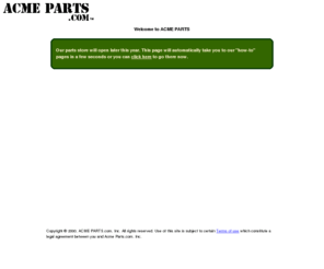 acmeparts.com: ACME PARTS.com
On-line troubleshooting and repair guide. Use this free guide to diagnose and repair appliances. Find replacement parts too.