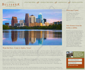 belterraaustin.com: Belterra Austin Texas - New Homes in Austin Texas
Belterra offers new homes for sale in Austin Texas, southwest of downtown Austin just minutes to the Texas Hill Country.