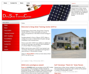 dstc-africa.com: DSTC - Home
DSTC (DENG SOLAR TRAINING CENTER) - Leading the way in PV Training in Africa