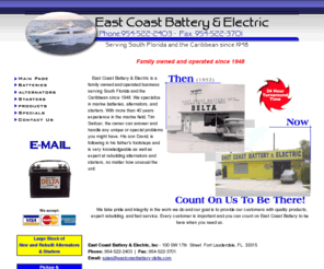 eastcoastbattery-delta.com: Marine Batteries, Alternators, Starters, Rolls Batteries, Delta
Batteries, AGM Batteries, Batteries AGM, High Amp Batteries Etc.
Marine Batteries, Alternators, Starters, Rolls Batteries, Deka Batteries, AGM Batteries, Batteries AGM, High Amp Batteries Etc.