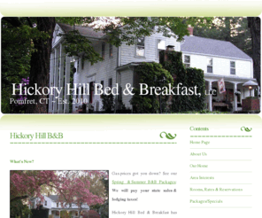 hickoryhillbandb.com: Hickory Hill Bed & Breakfast, Pomfret, Northeastern Connecticut, the Quiet Corner
Hickory Hill Bed & Breakfast, accommodations in Pomfret, Northeastern Connecticut