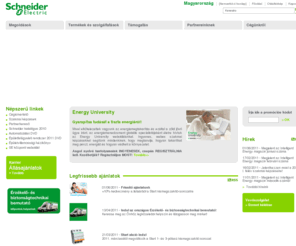 schneider-electric.hu: Schneider Electric: Az energiamenedzsment globális specialistája
A Schneider Electric az energiamenedzsment globális specialistája: megoldásokat nyújtunk a villamosenergia-elosztás és felügyelet, a kritikus energiaellátás, az energiahatékonyság, az automatizálás és a megújuló energiák területén, a telepítéstől a beüzemelésig.