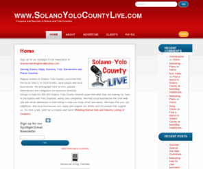 solanoyolocountylive.com: www.SolanoYoloCountyLive.com » Coupons and Specials in Solano and Yolo Counties
