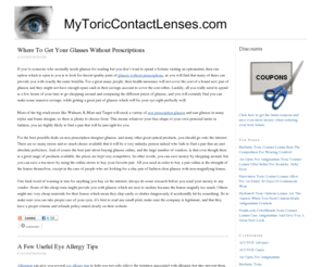 mytoriccontactlenses.com: Toric Contact Lenses : MyToricContactLenses.com
Toric Contact Lenses for astigmatism