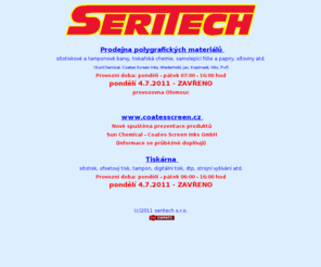 seritech.cz: .: www.seritech.cz - vse o tisku :.
