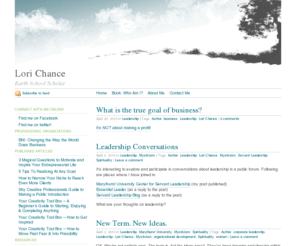 lorichance.com: Page not found « Lori Chance
Earth School Scholar