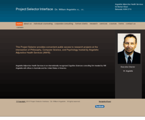 affect-reason-utility.com: Project Selector Interface - Dir. William Angelette - Home
 