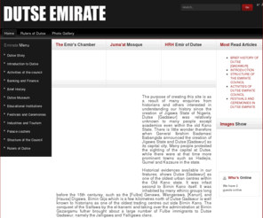 dutseemirate.com: The Dutse Emirate Website - Home
Dutse Emirate