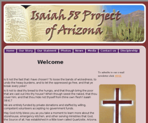 isaiah58project.info: Isaiah 58 Project of AZ
