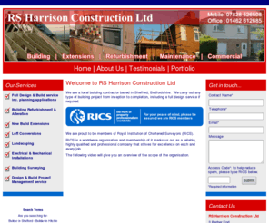 rsharrisonconstruction.co.uk: >> RS Harrison Construction Limited | builder in Shefford, Bedfordshire SG17
RS Harrison Construction - we are a reliable, highly qualified and established builder in Shefford, Bedfordshire. As Building Contractors, we take on the following: Refurbishment, House Extensions, Property Maintenance, Loft Conversions, Building Surveying. So if you're looking for builders in Bedfordshire, please feel free to contact us.