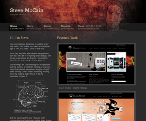stevemccain.com: Steve McCain's Portfolio : Home
The online portfolio of Steve McCain, designer at large.
