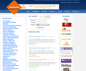 eastbournelocaljobs.co.uk: Jobs in  Eastbourne - Search Local Eastbourne Jobs here. Find local careers in  Eastbourne and search for work in  Eastbourne
Search local jobs in  Eastbourne, careers in  Eastbourne, and work in  Eastbourne with your very own Eastbourne Jobs Board. The latest local jobs from top employers and Eastbourne recruitment agencies.
