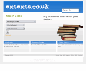 extext.co.uk: extexts.co.uk - Buy your module books off last years students
Buy your module books off last years students