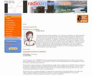 radioarmenie.com: Bienvenue sur la page d'accueil
Radio Arménie