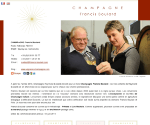 champagne-rachais.com: Champagne Francis Boulard
Champagne Francis Boulard de la Petite Montagne de Reims. Champagne de vigneron.