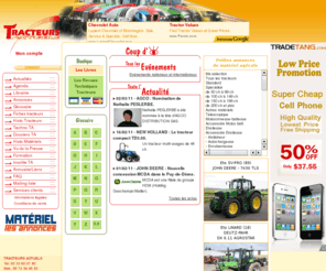 epimat.com: Tracteur et petites annonces matériel agricole - Tracteurs Actuels
Site dédié aux tracteurs actuels, revue technique tracteurs, petites annonces, actualités, publications, glossaire technique, fiches tracteurs