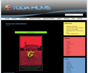 todafilms.com: TODA FILMS
TODA FILMS est une association professionnelle à but non lucratif dont l’objectif est d’encourager les jeunes réalisateurs à la création cinématographique à Genève.