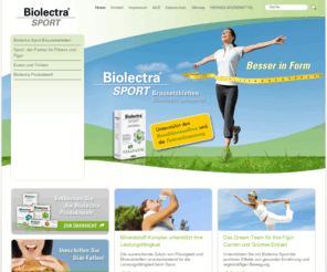 biolectra-sport.com: Biolectra Sport: Home
Biolectra Sport unterstützt Konditionsaufbau und Fettverbrennung. Mit Mineralstoff-Komplex plus Carnitin und Grüntee-Extrakt.