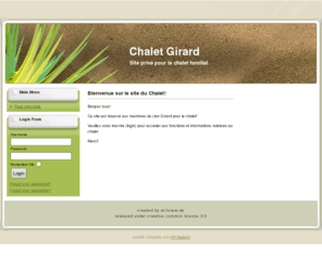 chaletgirard.com: Chalet Girard
Joomla! - the dynamic portal engine and content management system