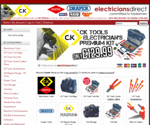 electricians-direct.co.uk: CK Tools, Draper Tools, Knipex Tools, Electricians Tools - Electricians Direct
